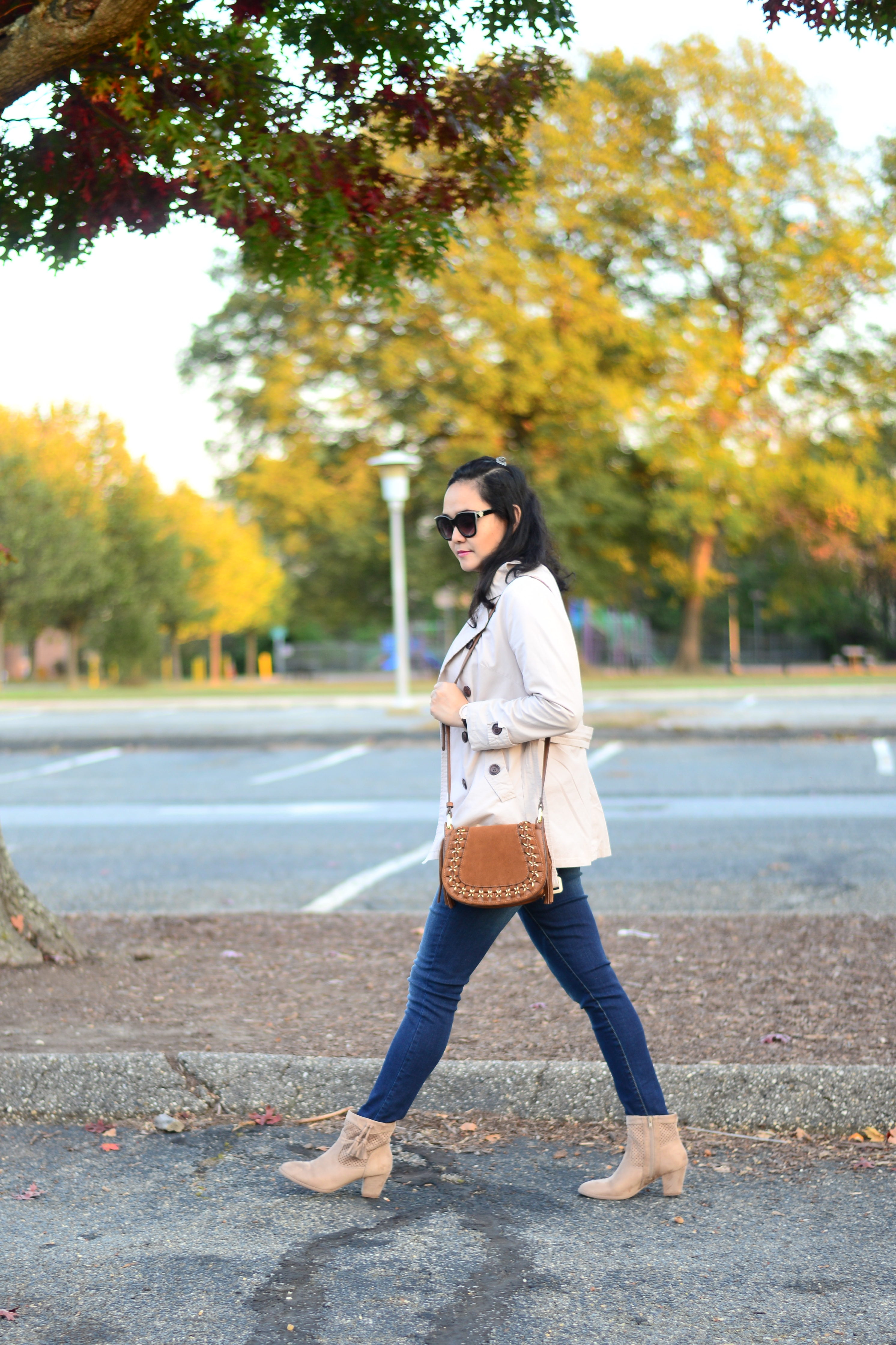 Lightweight Trench Coat Outfit