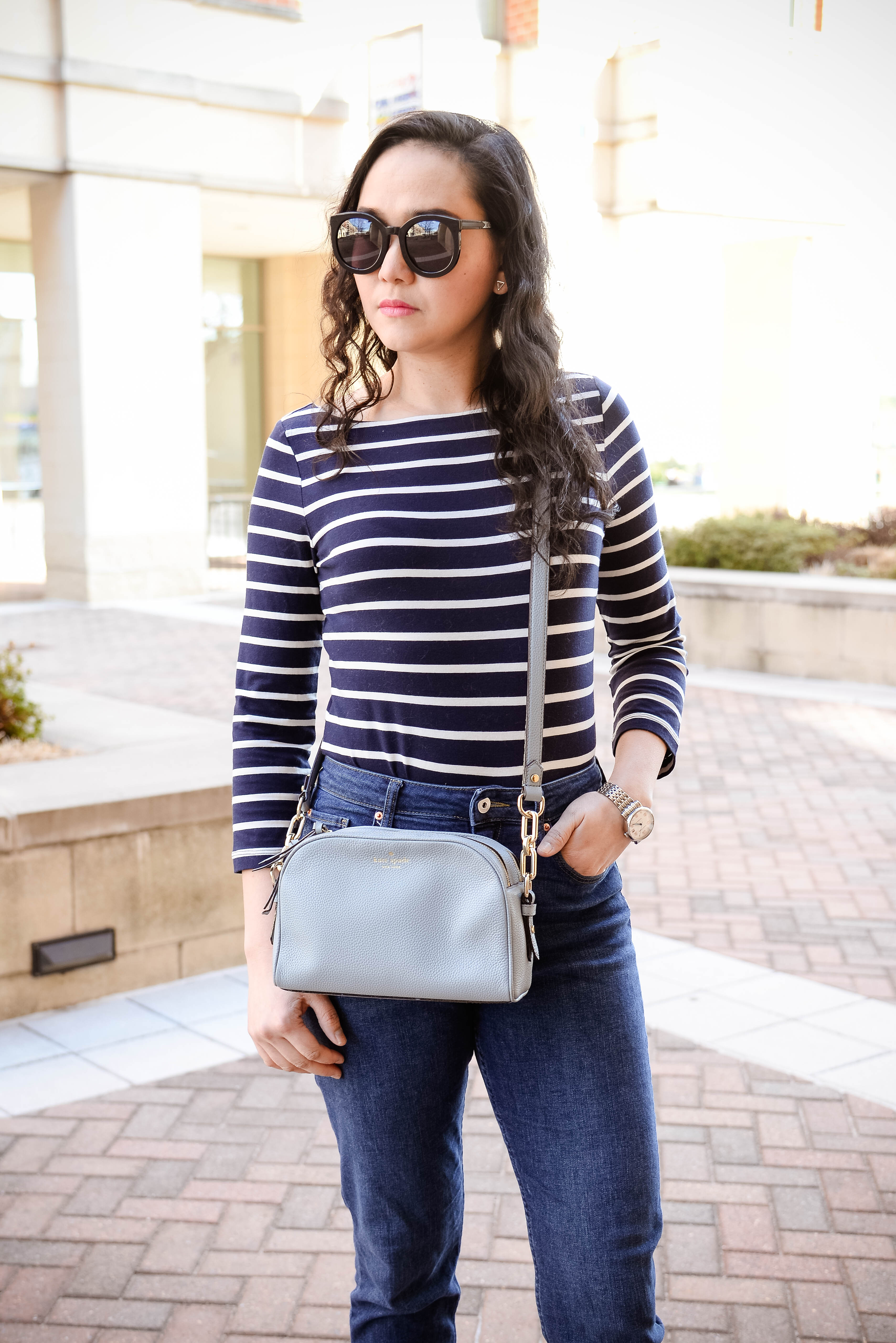 Daily look: Monday Casuals in Classic Stripes - SimplyChristianne