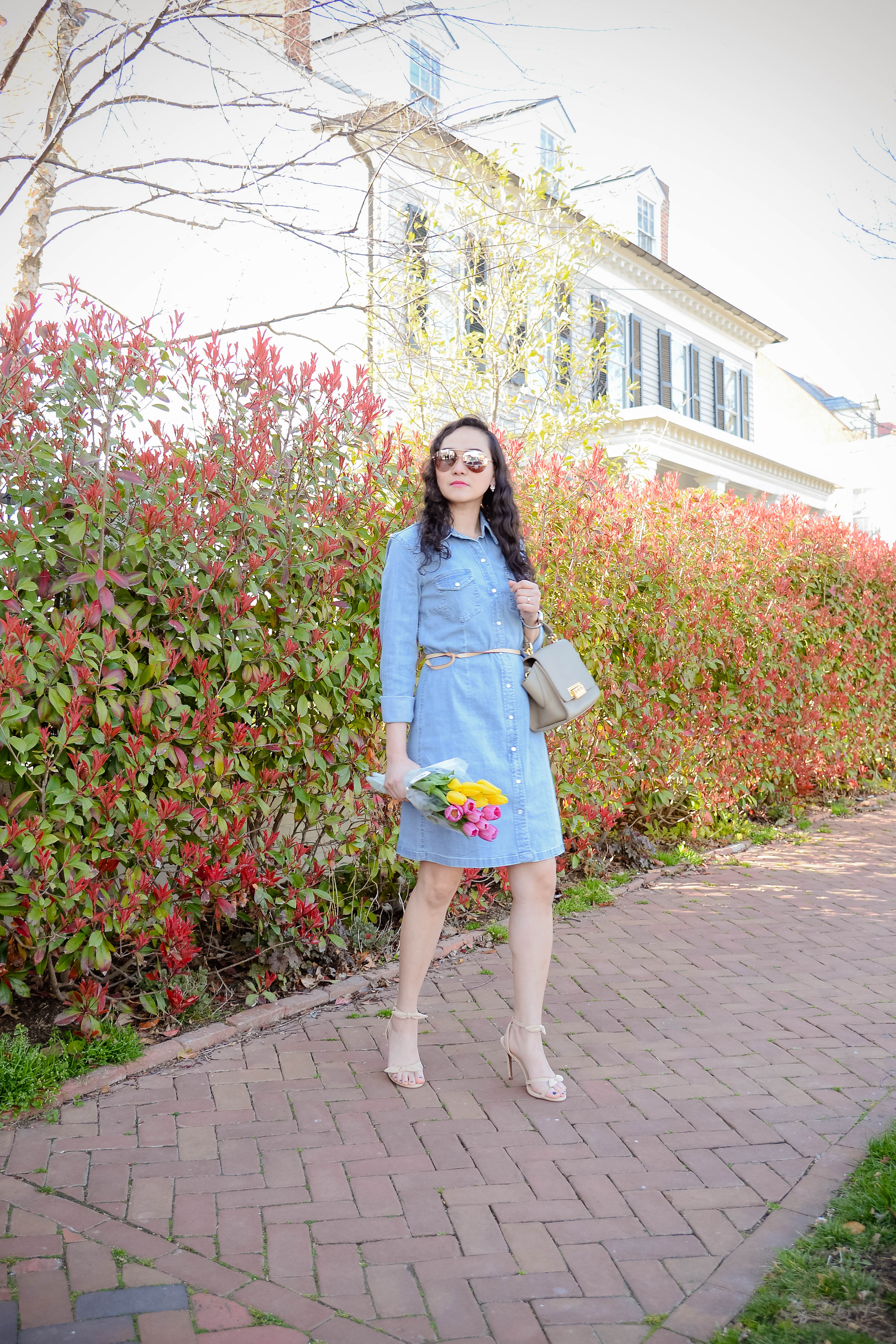 Chambray Shirtdress for Spring