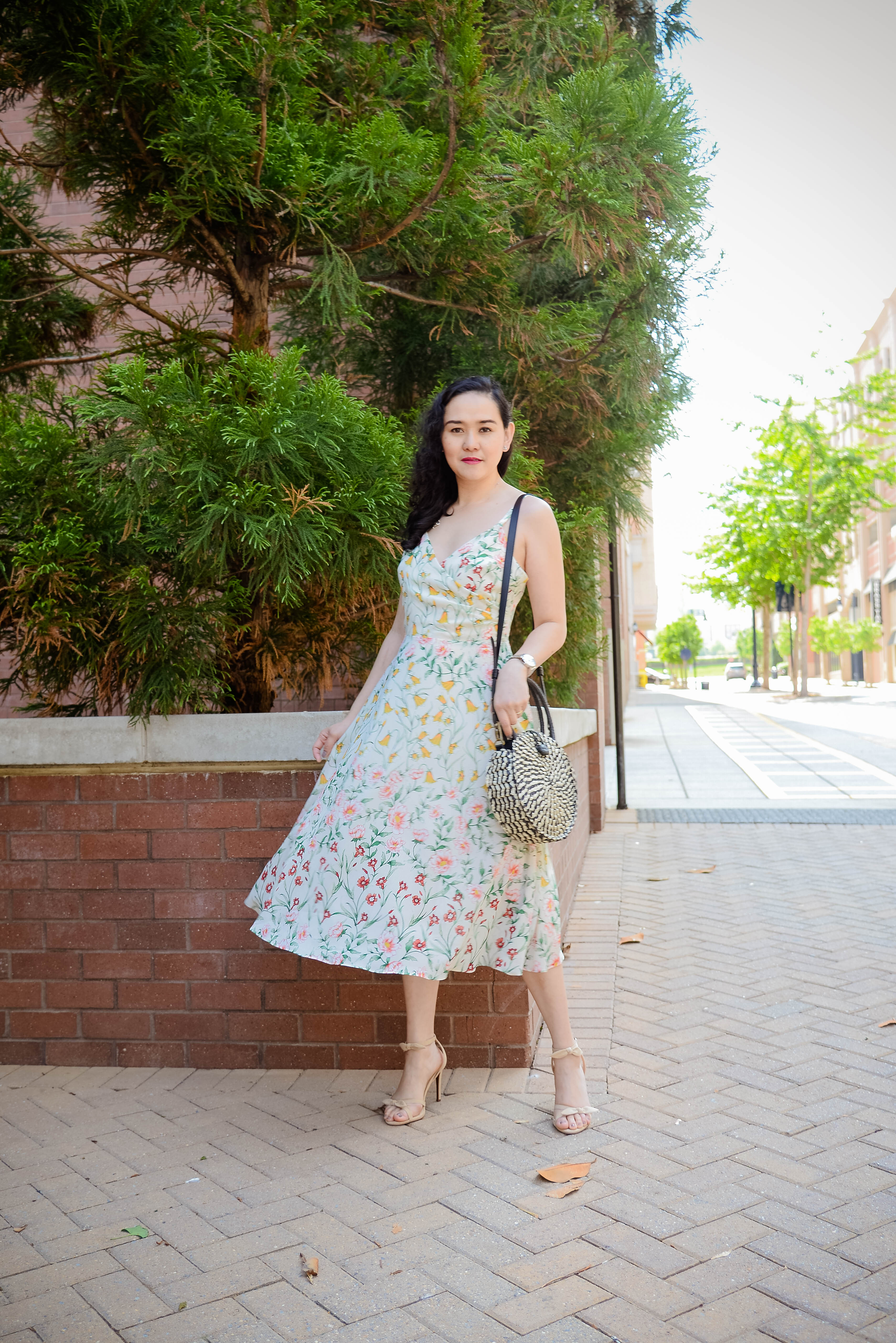 Floral Maxi Dress Dressed Up and Down 