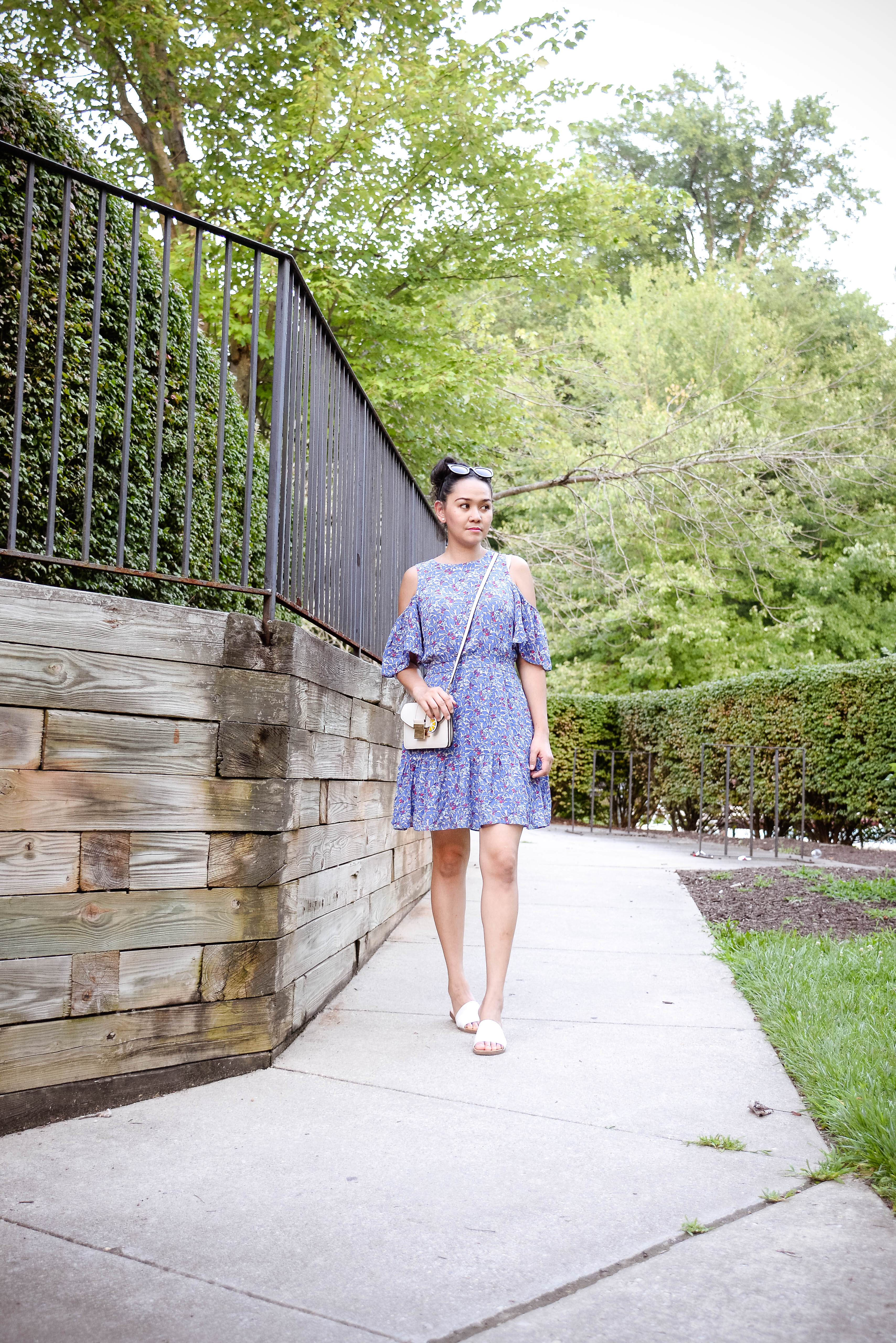 How To Style A Blue Dress