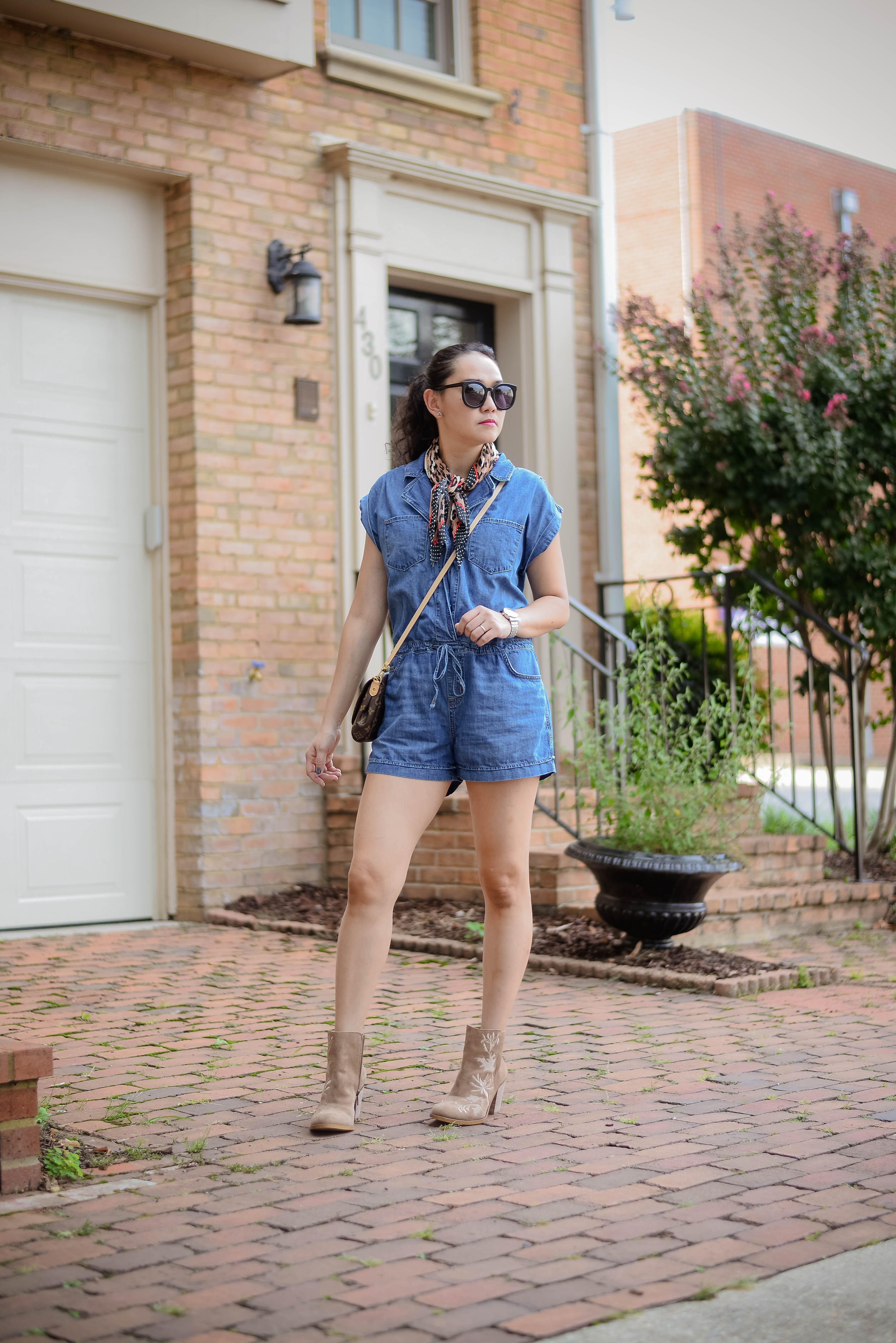 Fall Ready with Transitional Romper 