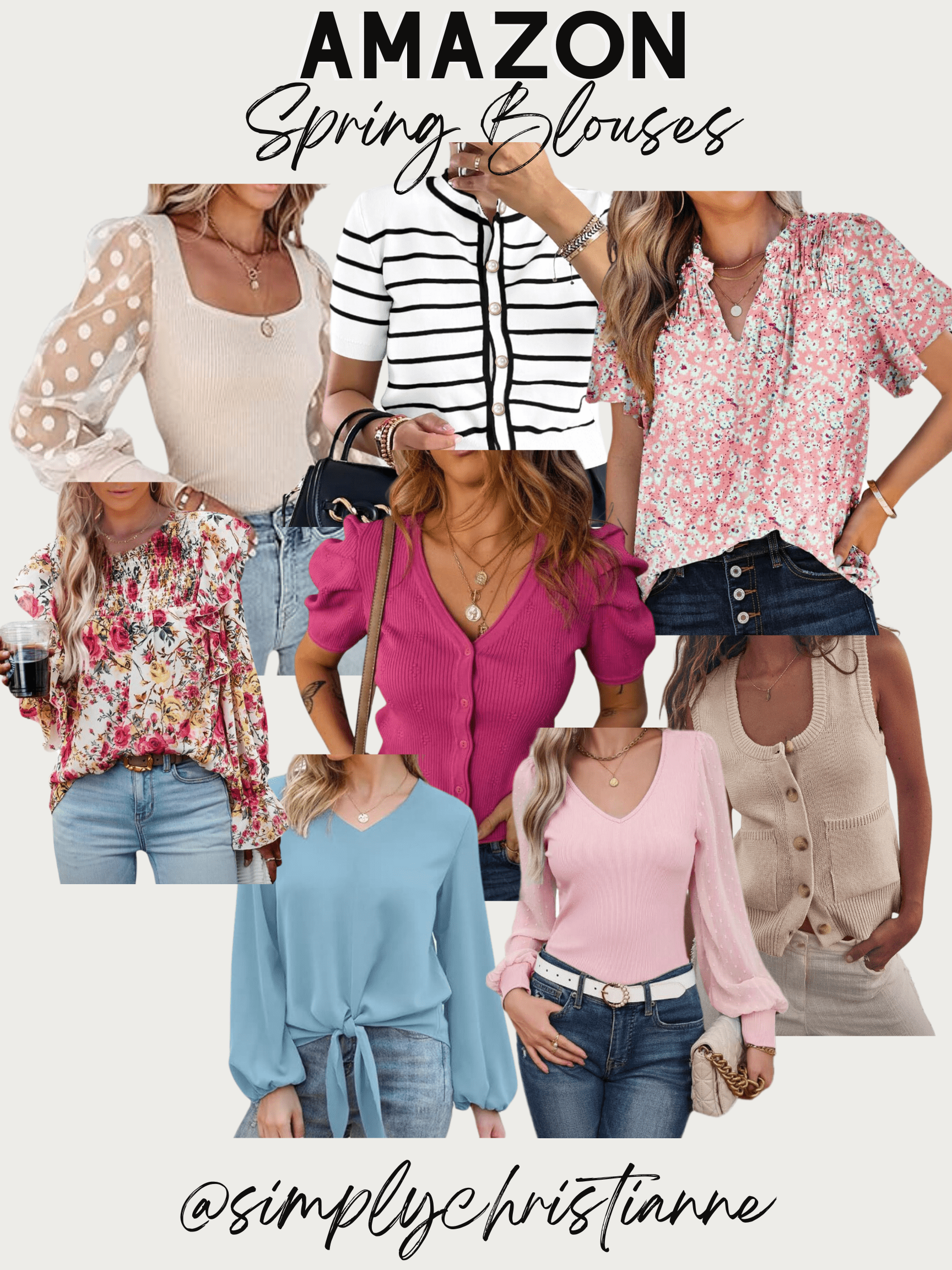 Chic Spring Blouses from Amazon