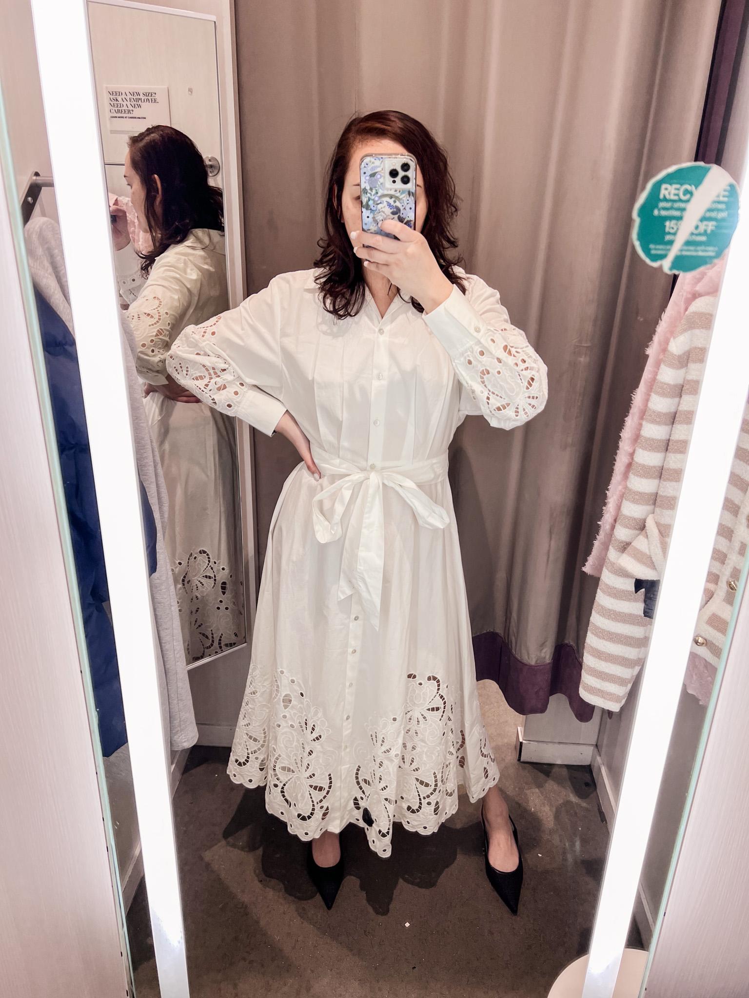How To Style A White Lace Midi Dress