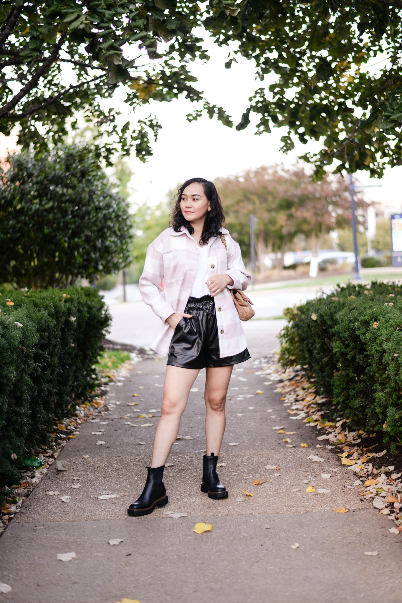 How to Style Leather Shorts - SimplyChristianne