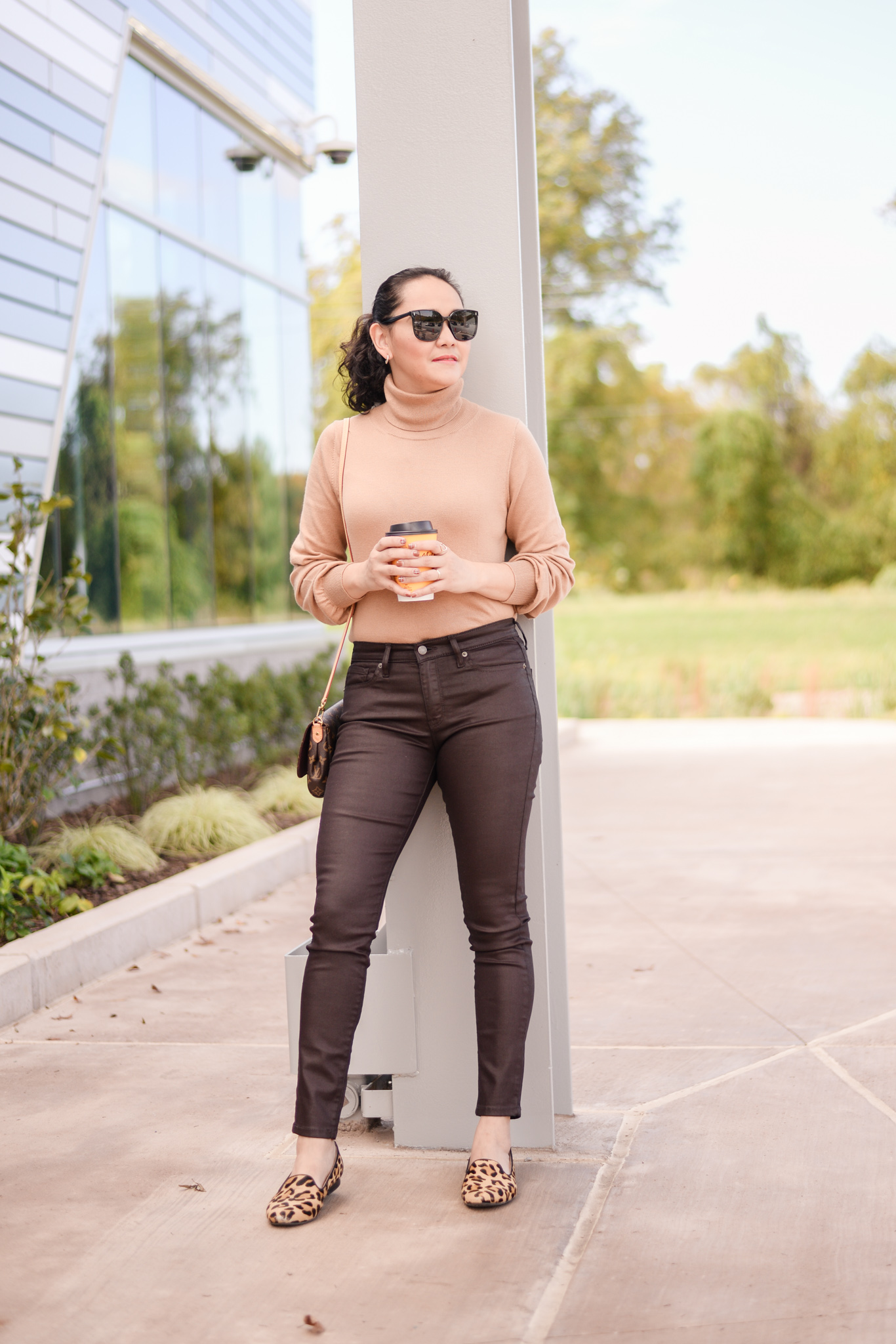Coated Denim Jeans Trend - SimplyChristianne